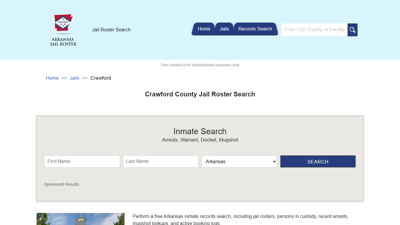 Crawford County Jail Roster Search | Jail Roster Search